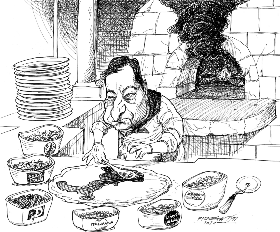 Italy - Pizza Draghi