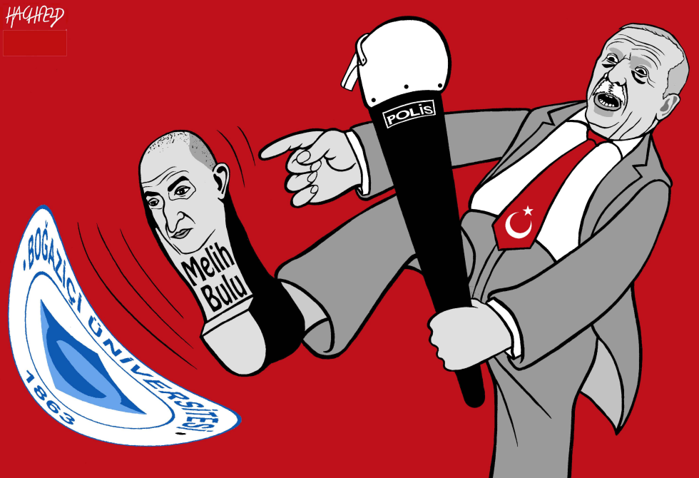 Erdogan against student protest
