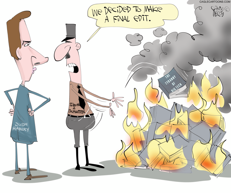 Burning Hawley's Book