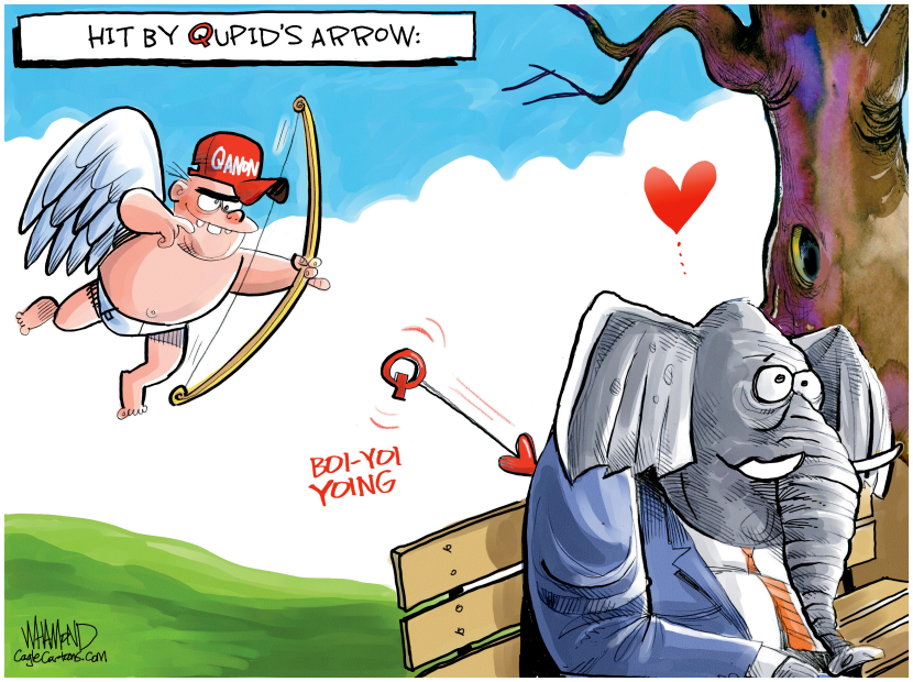 GOP hit by Qupid's arrow
