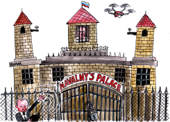 PUTIN AND NAVALNY'S PALACE by Christo Komarnitski