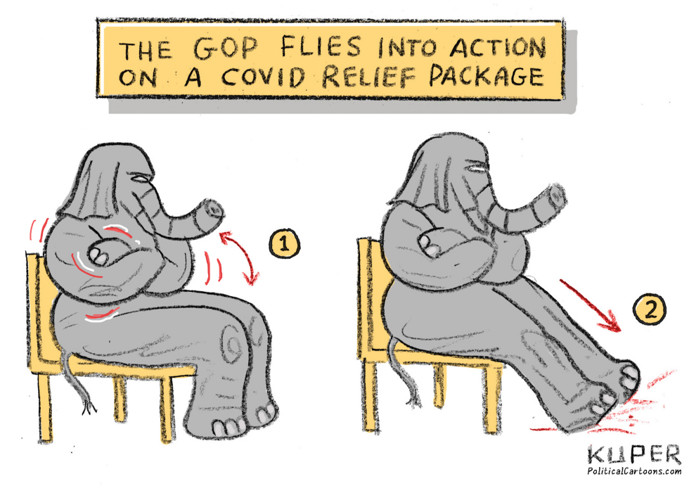GOP Fights Covid Relief Bill