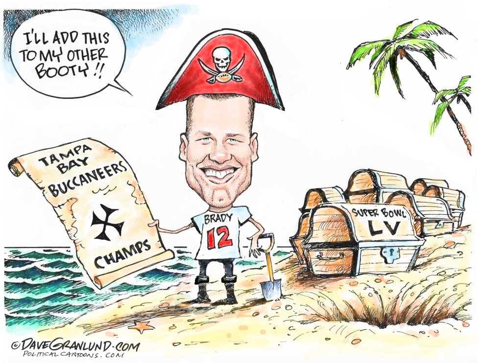 TAMPA BAY WINS SUPER BOWL LV by Dave Granlund