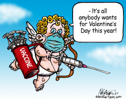 COVID CUPID by Steve Nease