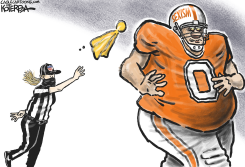 REFEREE SARAH THOMAS MAKES HISTORY  by Jeff Koterba