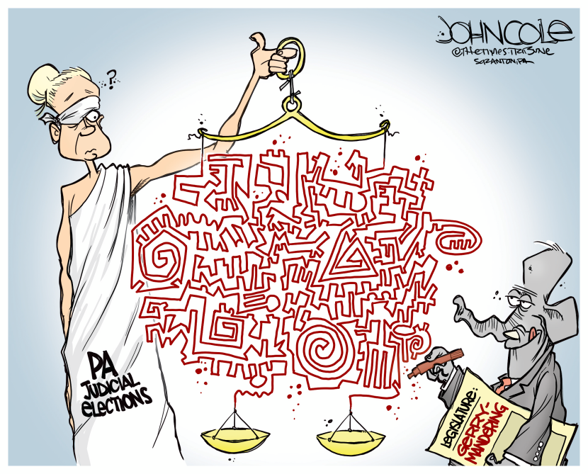 LOCAL PA -- Judicial gerrymandering