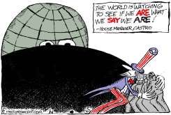 WORLD IS WATCHING by Randall Enos