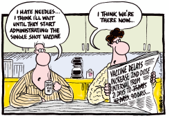 COVID VACCINE DELAYS by Ingrid Rice