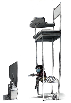 EDUCATION LEVEL by Angel Boligan