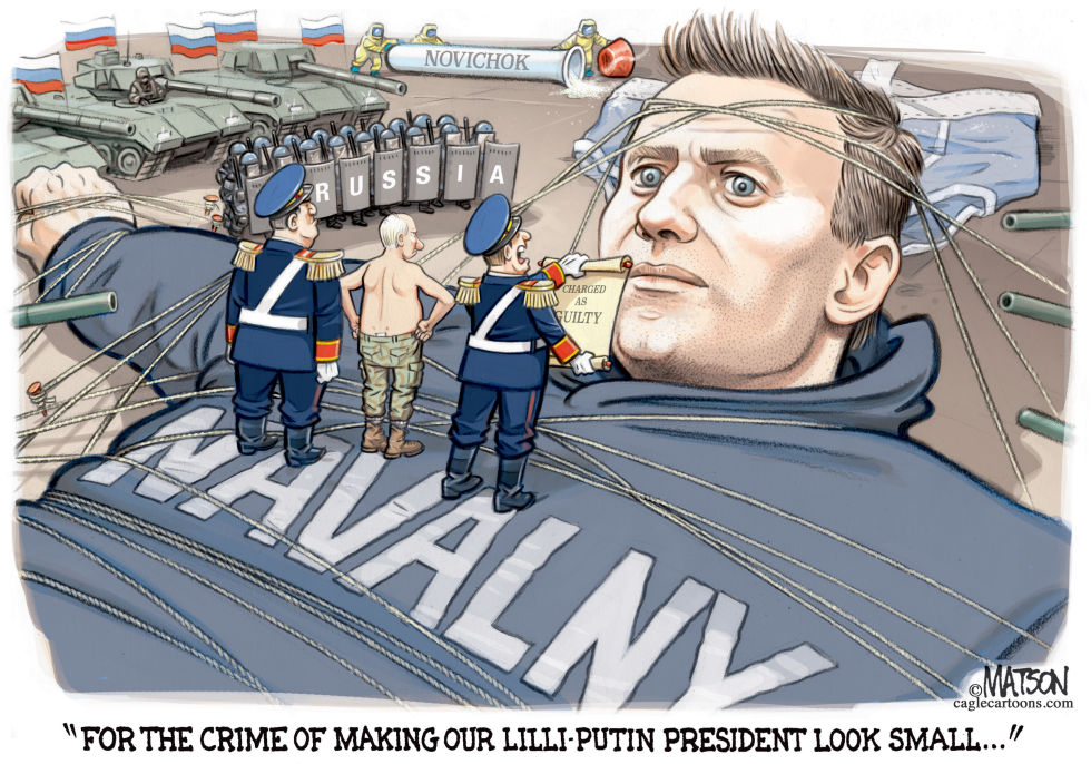 Alexei Navalny Imprisoned By Putin