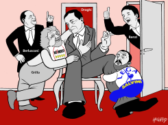 ALL PARTIES GOVT. IN ITALY by Rainer Hachfeld
