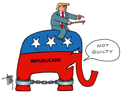 TRUMP RULING REPUBLICANS by Arend van Dam