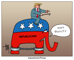 TRUMP RULING REPUBLICANS by Arend van Dam