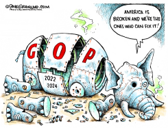 AMERICA AND GOP FIX by Dave Granlund