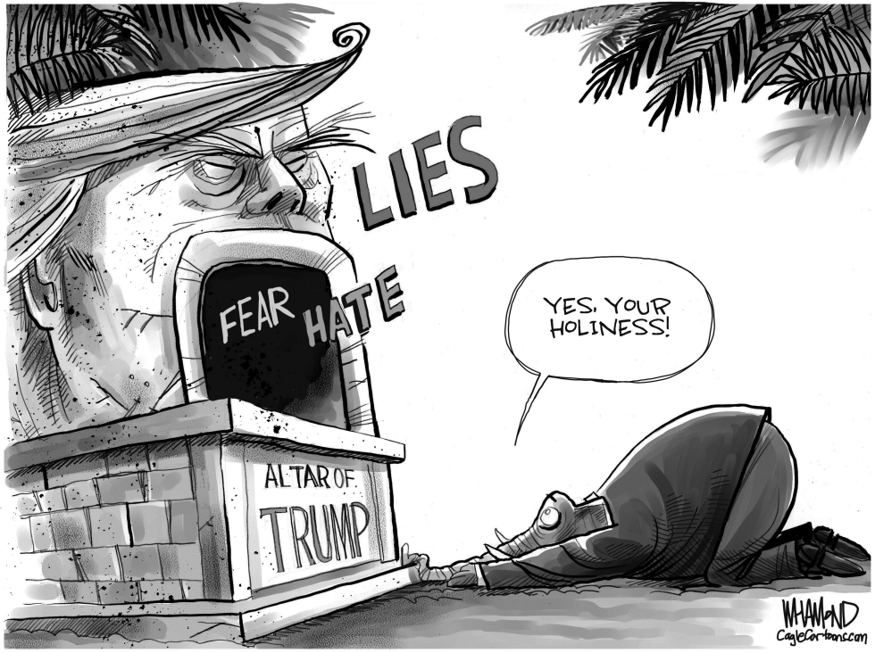Worshiping at the altar of Trump
