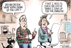 LENT AND COVID by Joe Heller