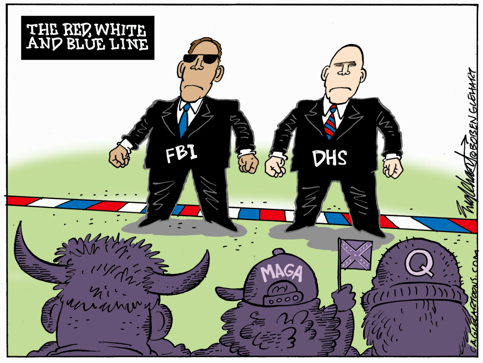 Red, White And Blue Line