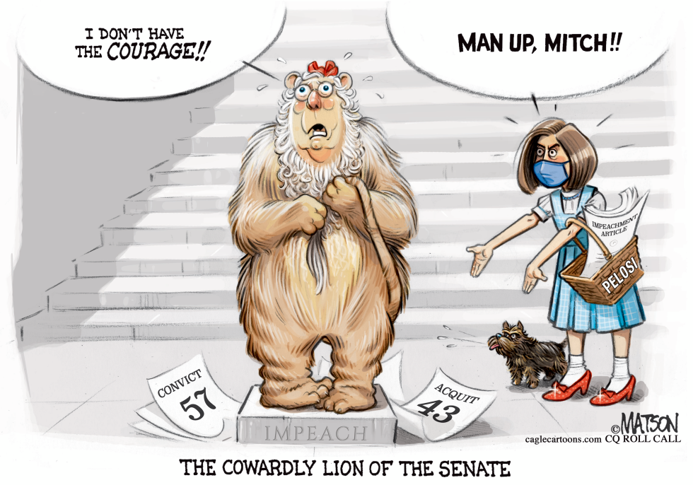 Mitch McConnell Cowardly Lion REVISED