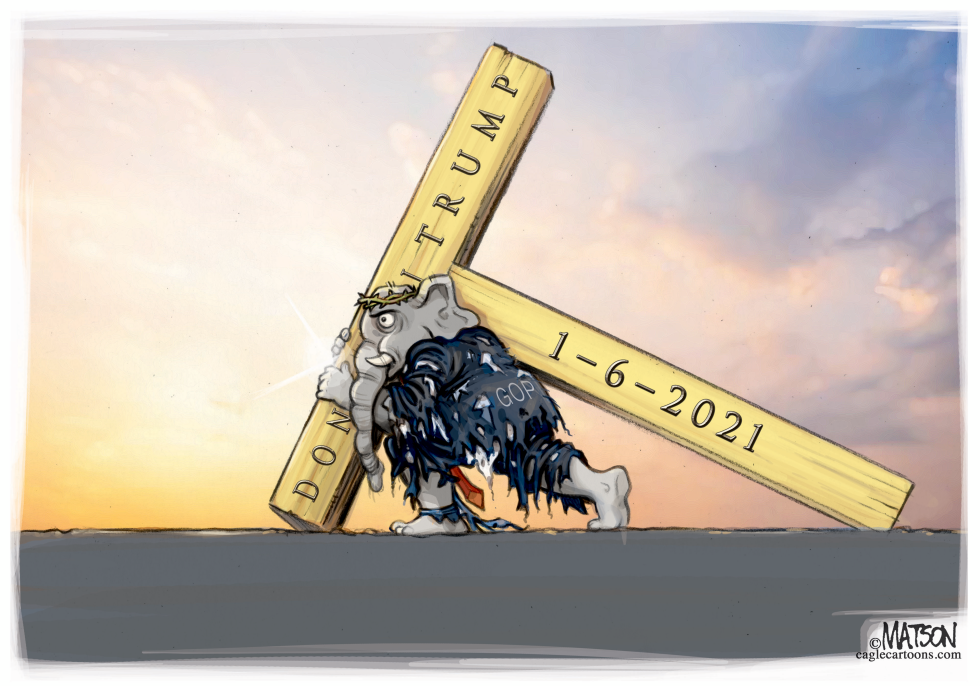 January 6 GOP Cross to Bear