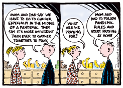 GOING TO CHURCH IN A PANDEMIC by Ingrid Rice