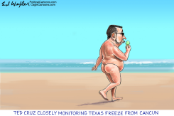 TED CRUZ CANCUN THONG by Ed Wexler