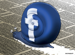 FREE PRESS ACCORDING TO FACEBOOK by Niels Bo Bojesen