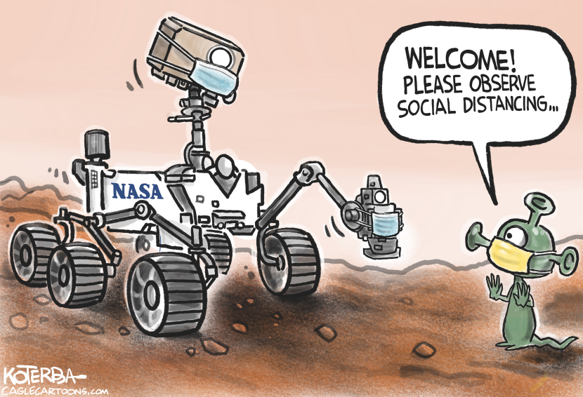 Mars Rover and Social Distancing