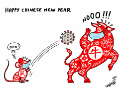 CHINESE NEW YEAR OF THE OX by Stephane Peray