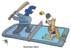 AUSTRALIAN OPEN by Arend van Dam