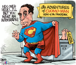 CUOMO MAN by Rick McKee