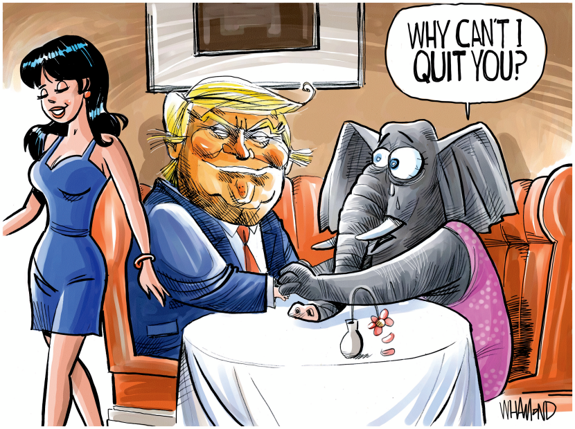 The GOP just can't quit Trump