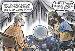 THE COVID FORTUNE TELLER by Jeff Koterba