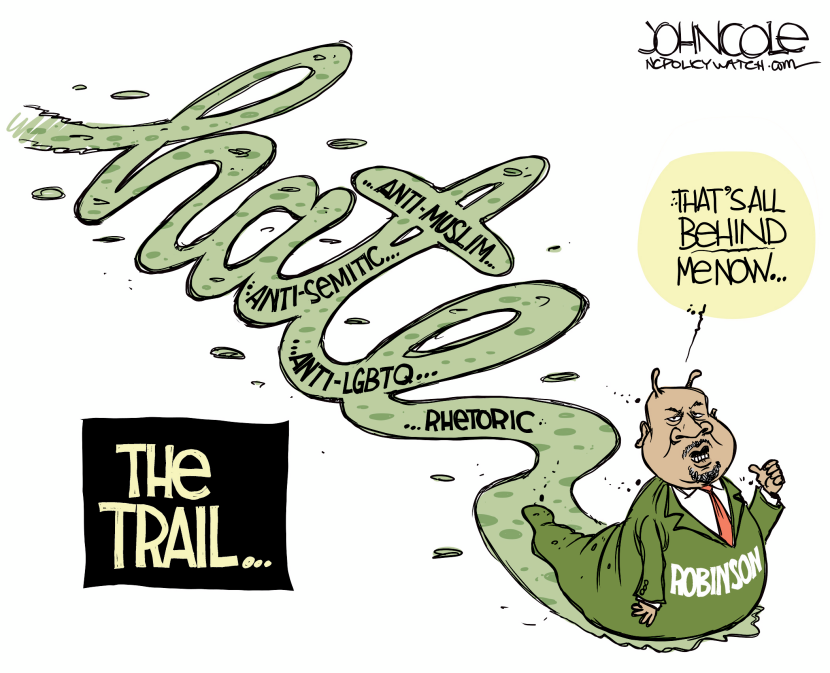 LOCAL NC -- Robinson rhetoric