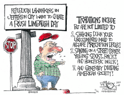 RUSH LIMBAUGH DAY by John Darkow