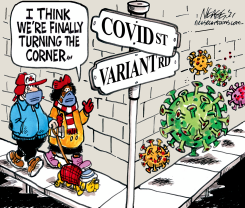 COVID CORNER by Steve Nease