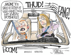 SEASON OF POTHOLES by John Darkow