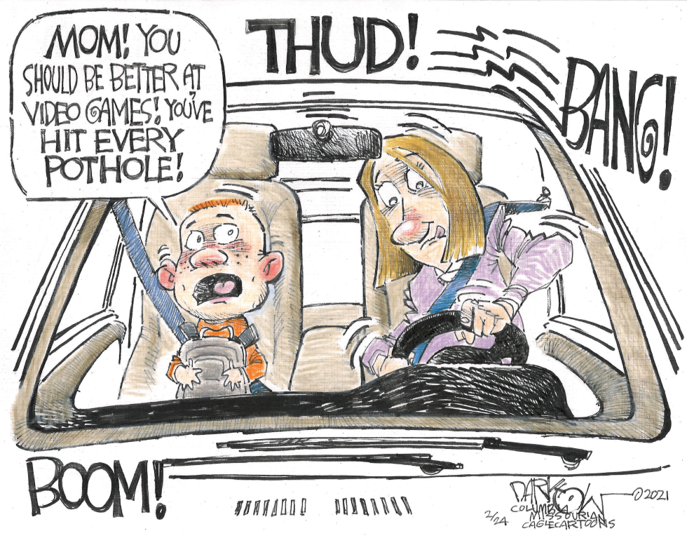 Season of potholes