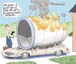PLANE ENGINE TROUBLE by Gary McCoy