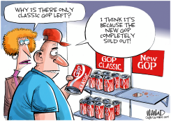 NEW VS CLASSIC GOP by Dave Whamond