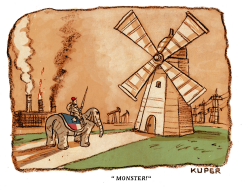 GOP VS GREEN NEW DEAL by Peter Kuper