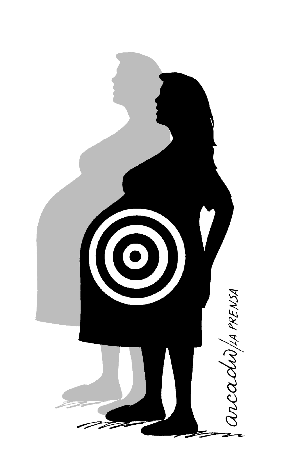 Target from the belly