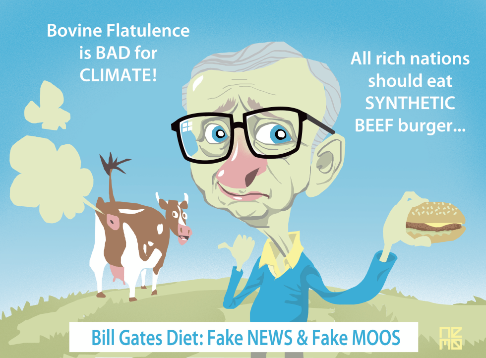 Gates fake moos