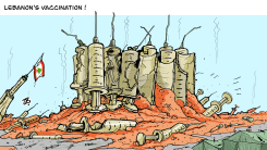 LEBANON’S VACCINATION  by Emad Hajjaj