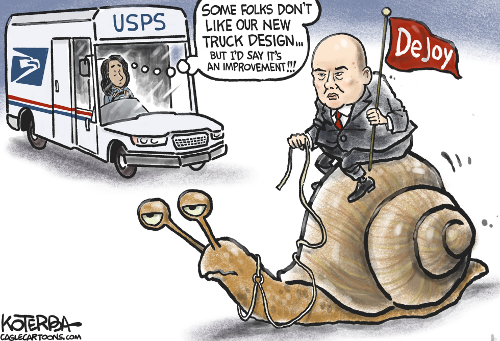 New Postal Truck, Old Postmaster