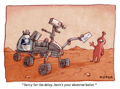 MARS MISSION by Peter Kuper