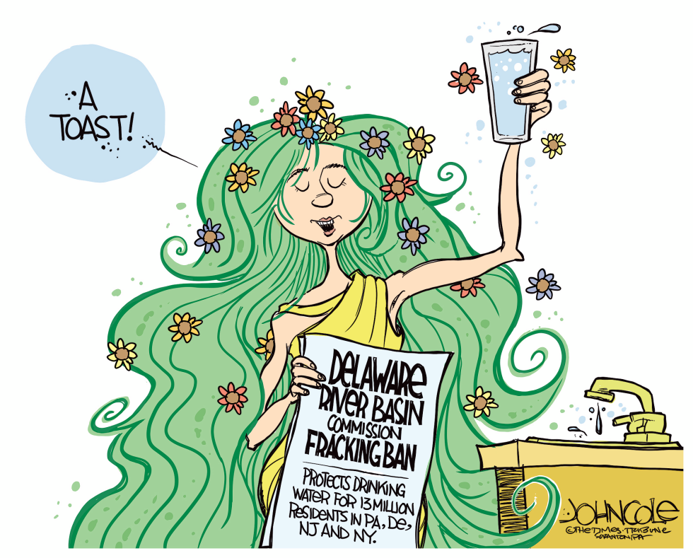 LOCAL PA DE NJ NY - DRBC fracking ban