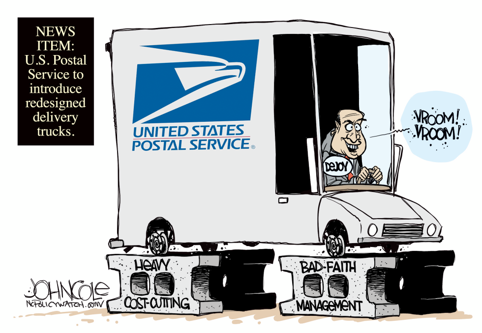 New USPS delivery truck