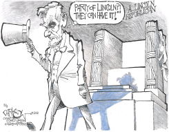PARTY OF LINCOLN by John Darkow