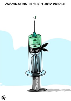 VACCINATION IN THE THIRD WORLD by Emad Hajjaj