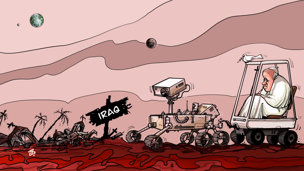 Peace rover in Iraq